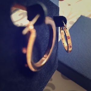 Swarovski pierced earring